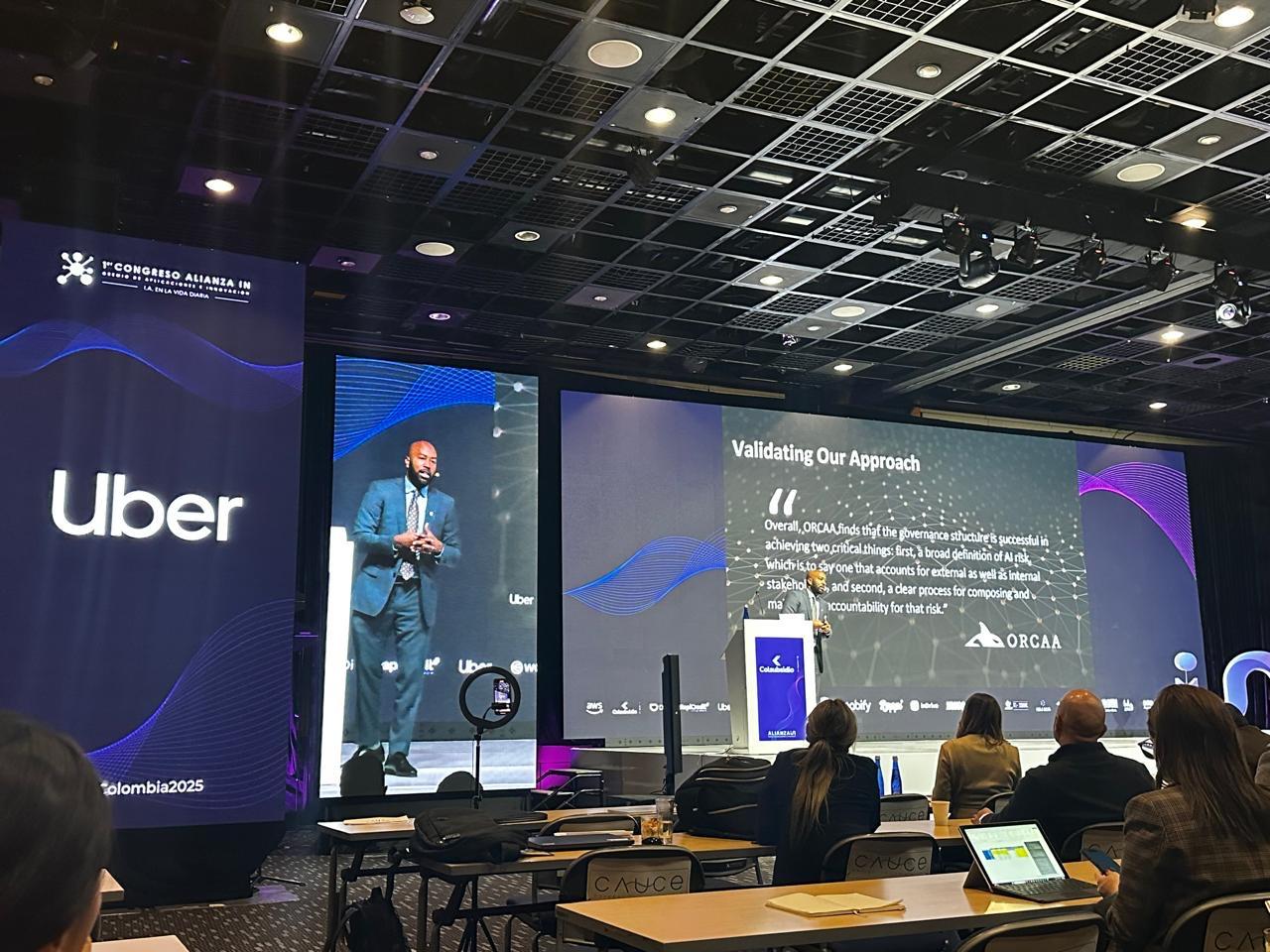 Sean Perryman delivering keynote