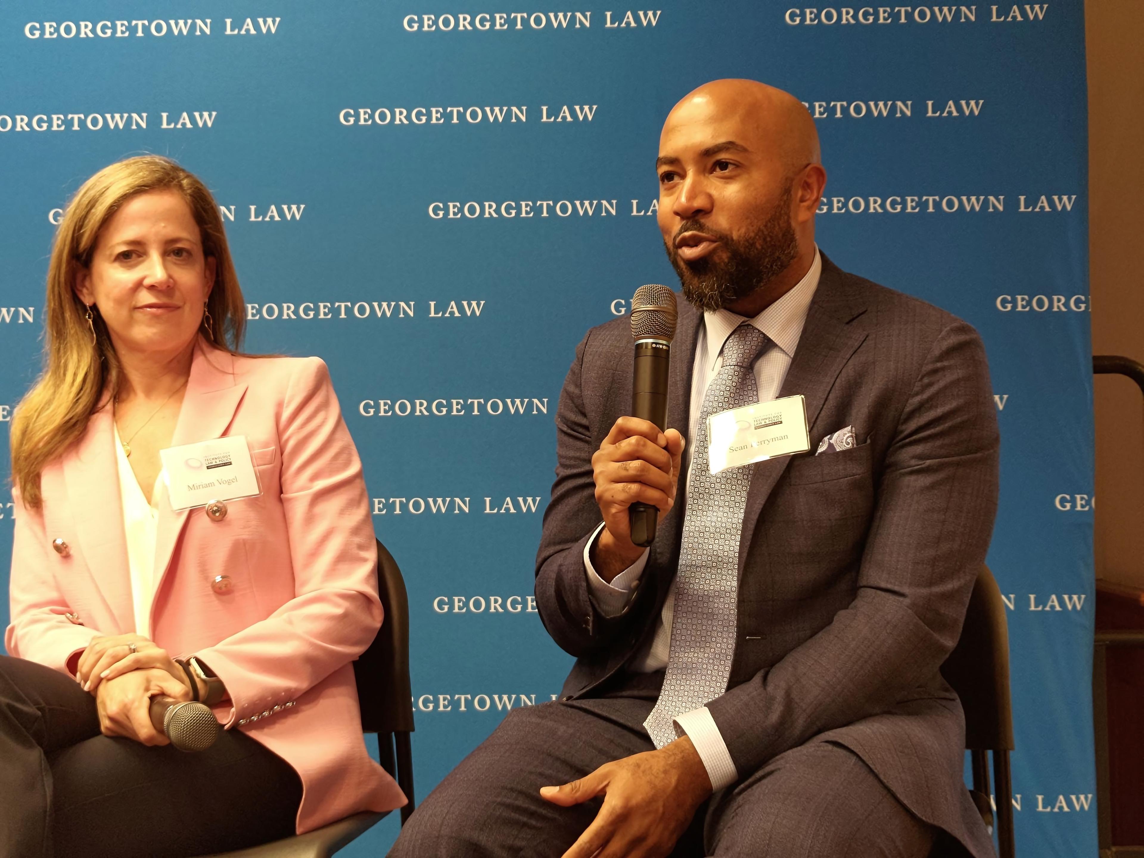 Sean Perryman at Georgetown AI Policy Forum